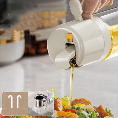 2 In 1 Oil Sprayer Bottle BBQ Cooking Oil Dispenser Olive Oil Pourers Sprayer Ki
