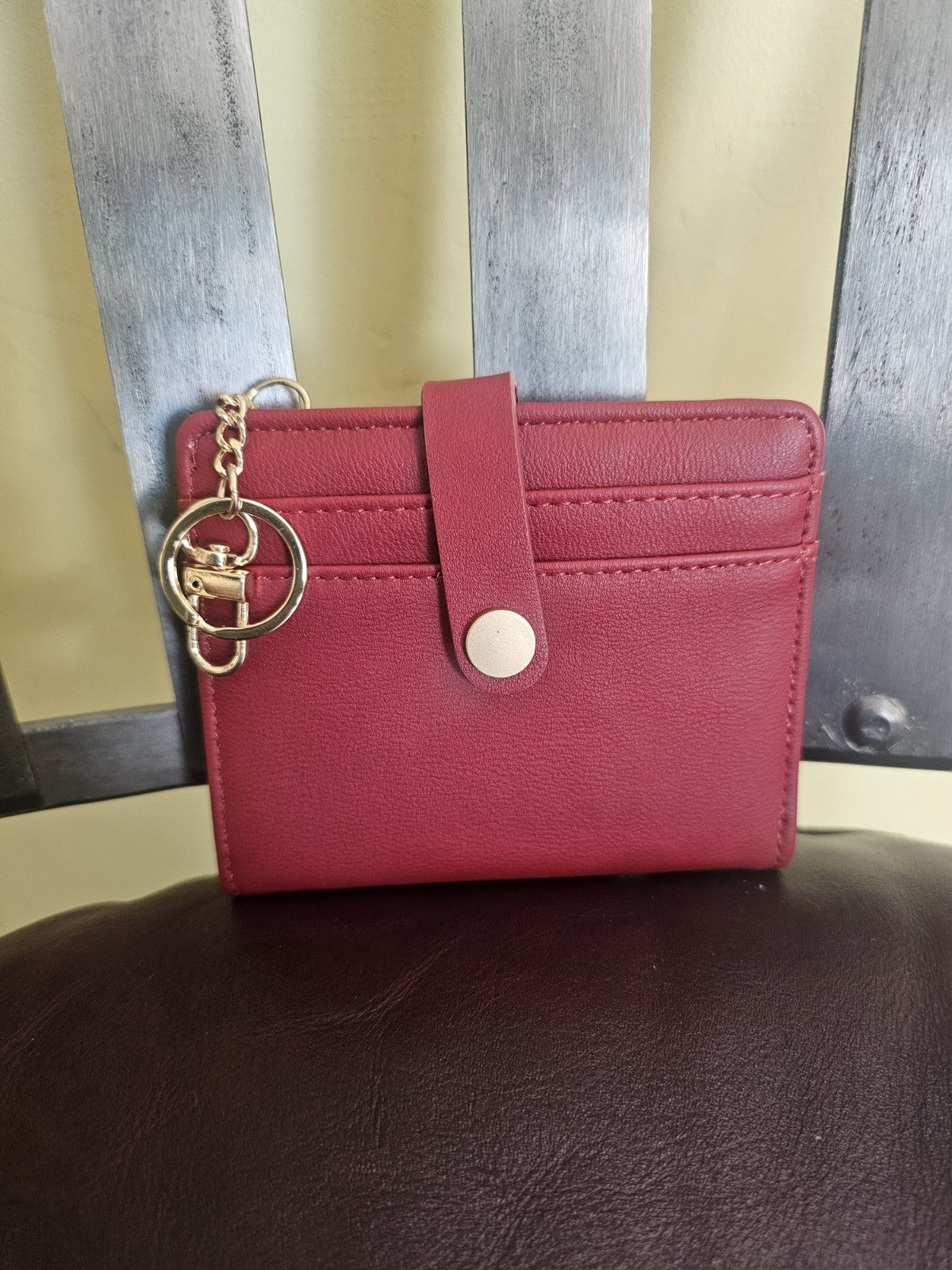 Wallets red leather wallet women also available mint green and light blue