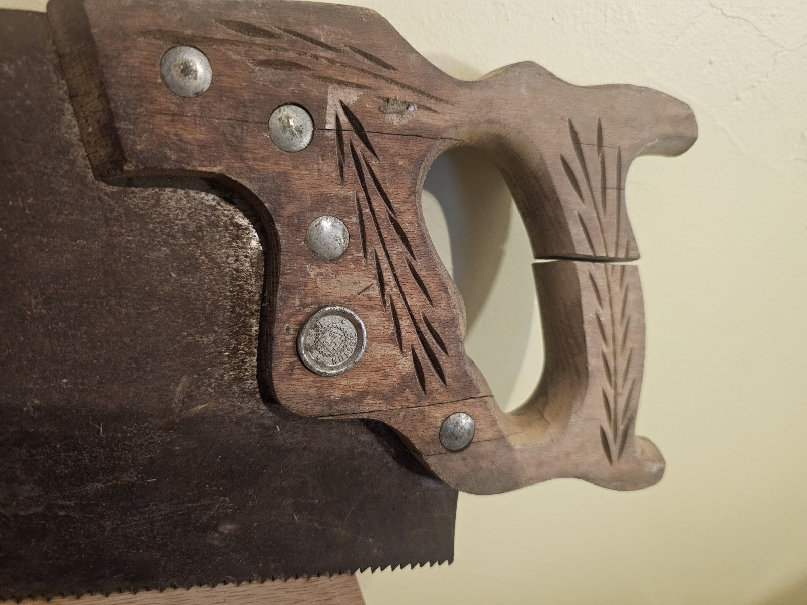 Vintage Henry Disston & Sons  Hand Saw 26”