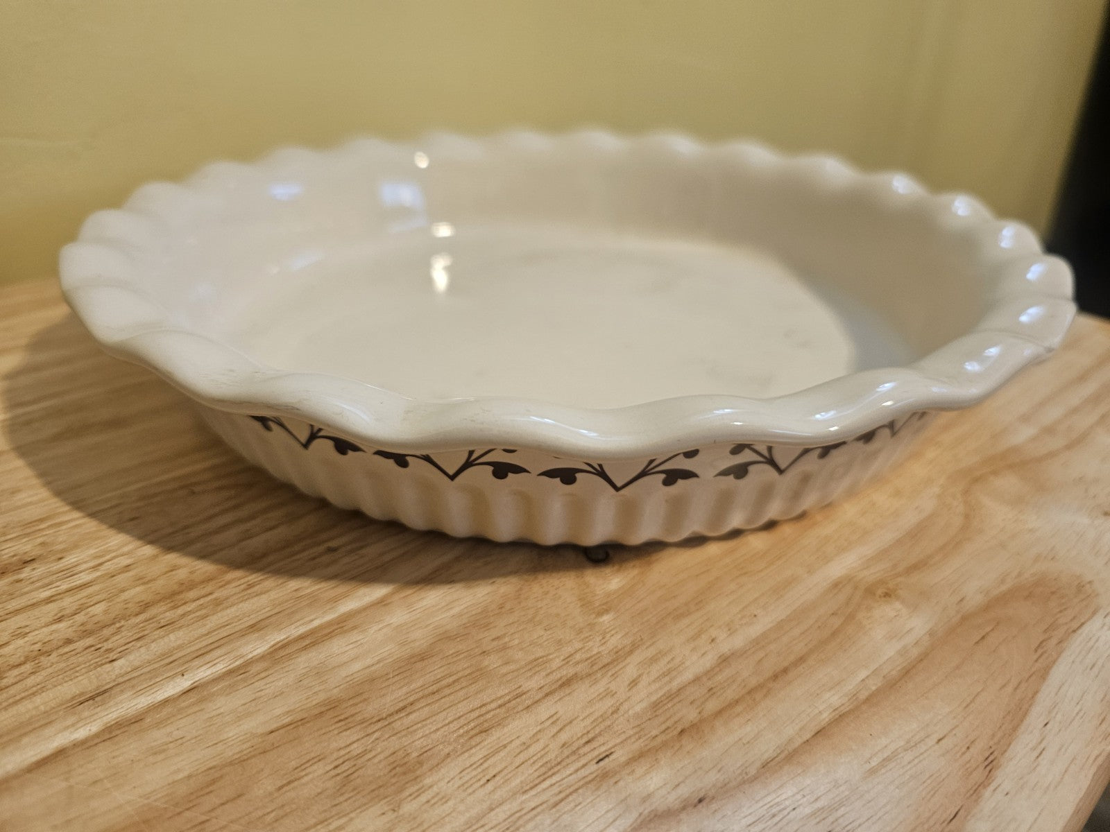 Plate Fluted quiche, pie or tart