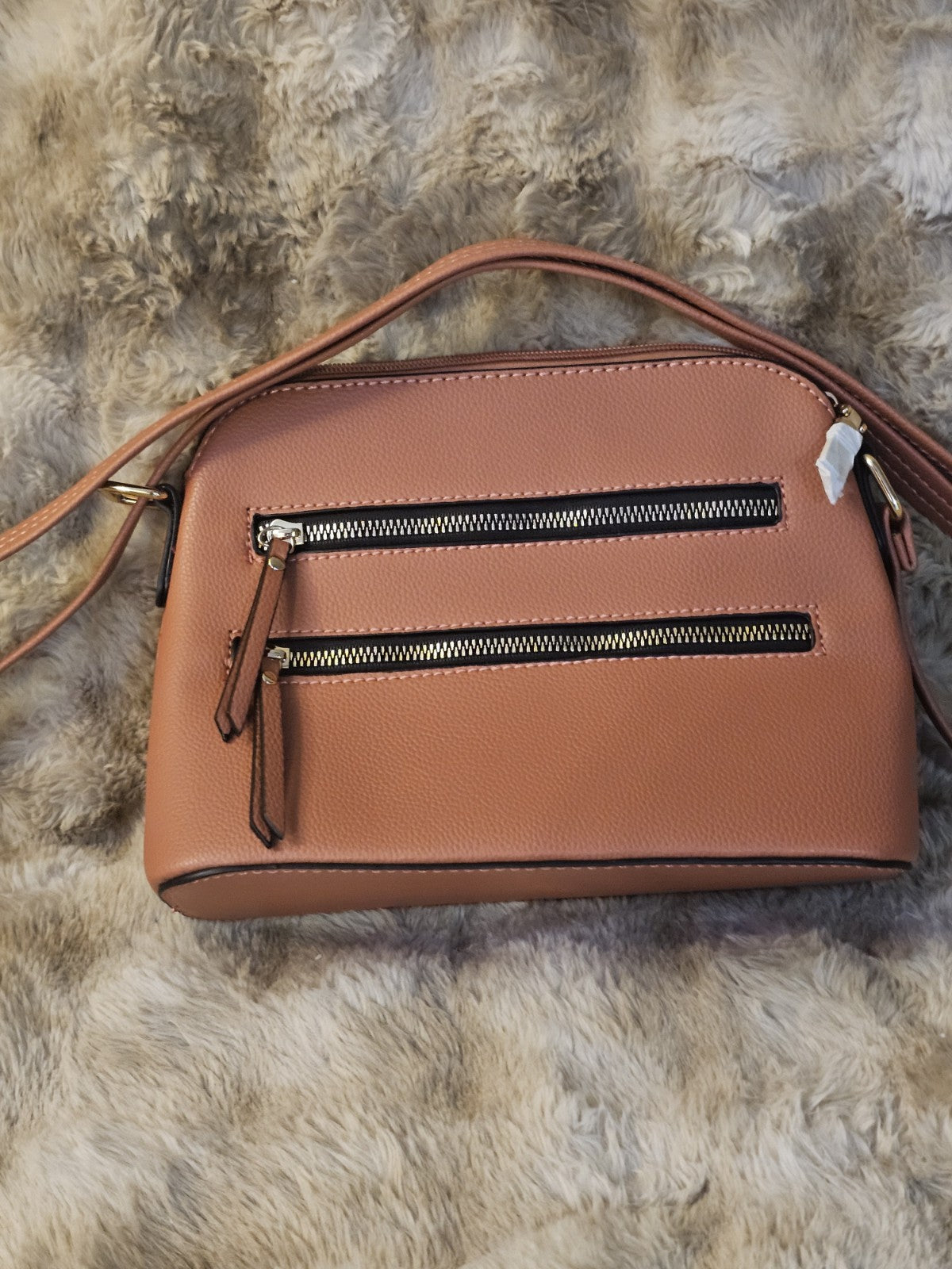 Purse Brand New no brand purse salmon color cross body bag or shoulder bag