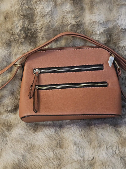 Purse Brand New no brand purse salmon color cross body bag or shoulder bag