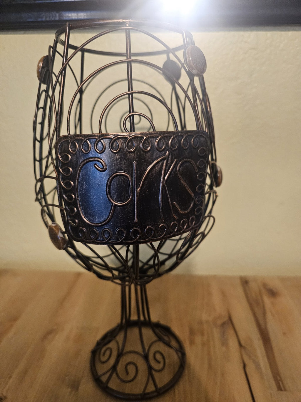 Misc Wired cork goblet used handmade beautiful