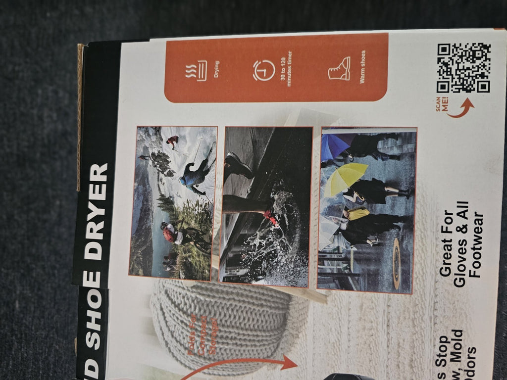 Boot and Shoe Dryer Compact, Timer, extendable blower arms