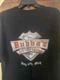 T-Shirt Tri City cycles Bubba's 1984 Men's T shirt Black Bay City Michigan