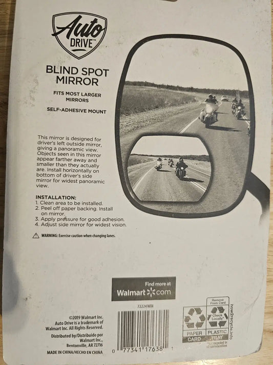 blind spot mirror stick on