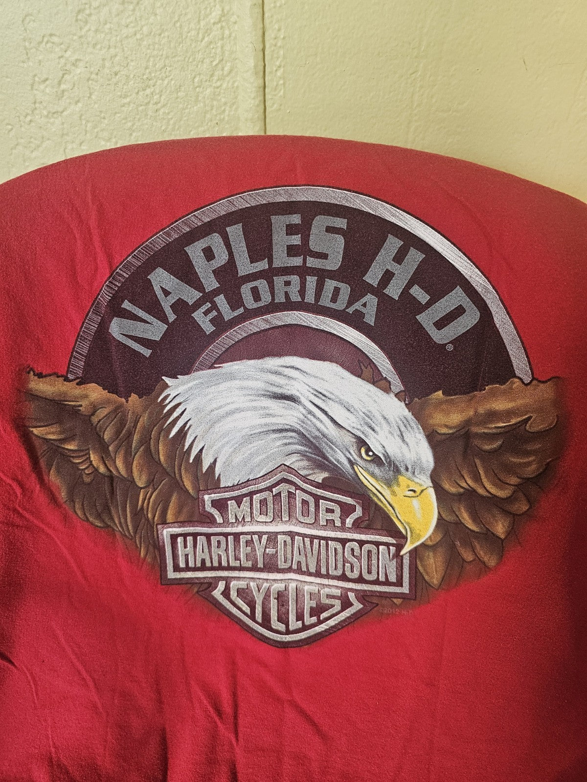 T Shirt Hanes brand  Harley Davidson shirt size L red
