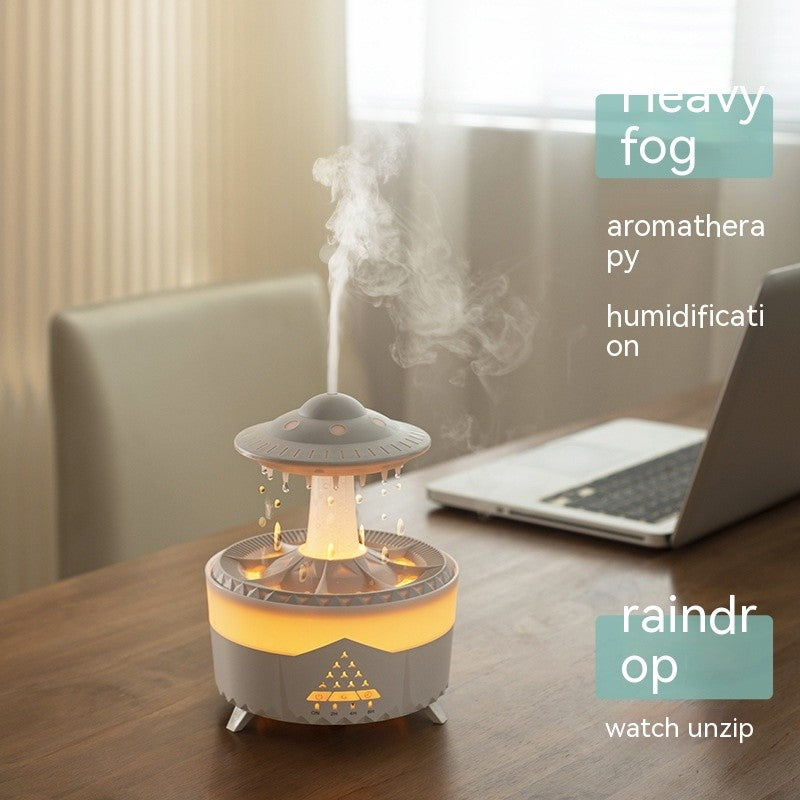New UFO Raindrop Humidifier Water Drop Air Humidifier USB Aromatherapy Essential