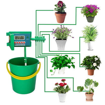 Automatic Micro Home Drip Irrigation Watering Kits System Sprinkler with Smart C
