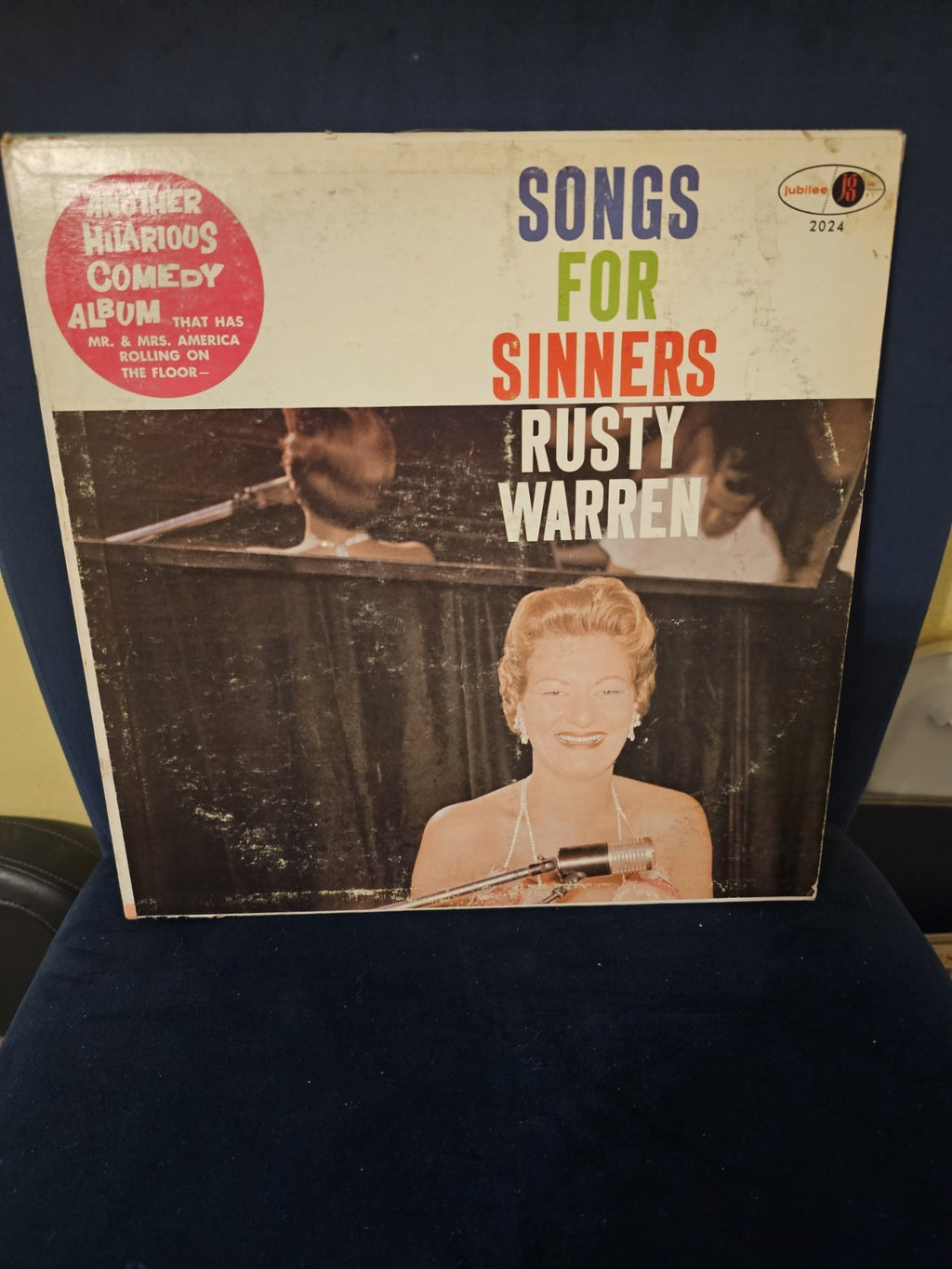 Music Rusty Warren- Songs for Sinners 1961 JGM-2034 Vinyl 12'' Vintage