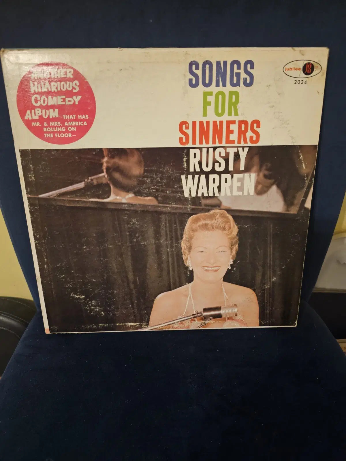 Music Rusty Warren- Songs for Sinners 1961 JGM-2034 Vinyl 12'' Vintage