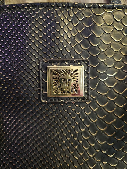 Purse Anne Klein purse handbag brand new black with gold flecks