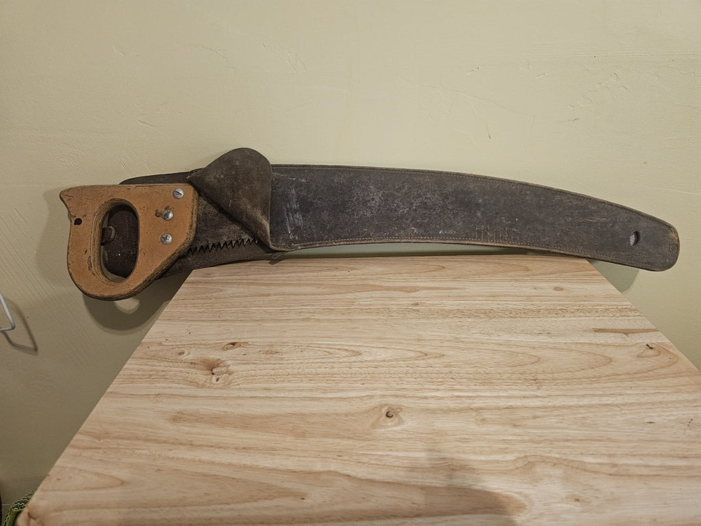 Vintage old hand saws