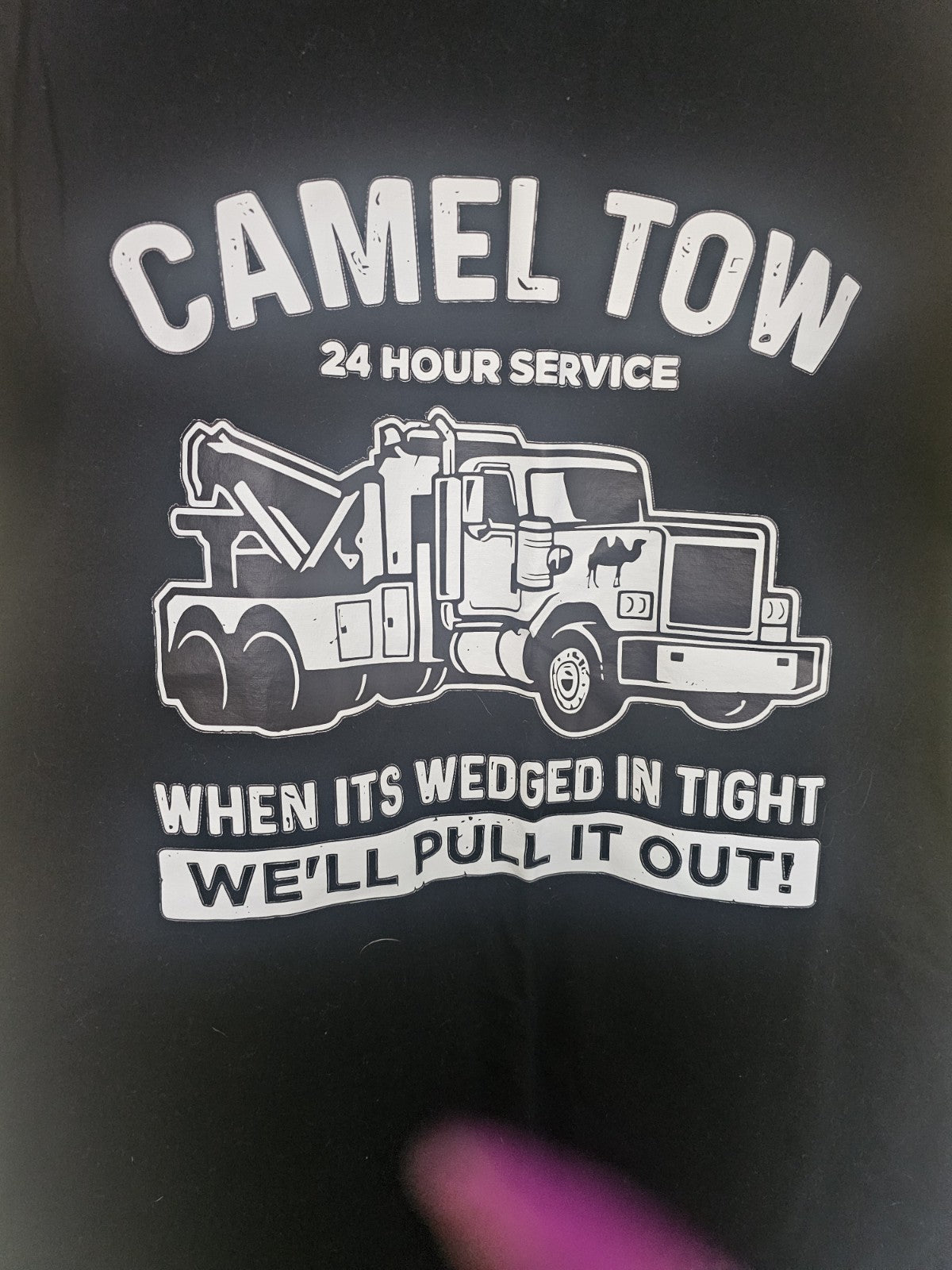 T-Shirt Men's Black logo Camel Tow T shirt XL