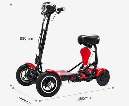 Cyungbok Folding Mini Four-wheel Adult Electric Bicycle Transport Scooter For Th