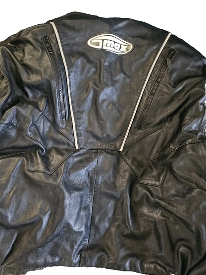 Man or Woman Snomobile Leather Coat