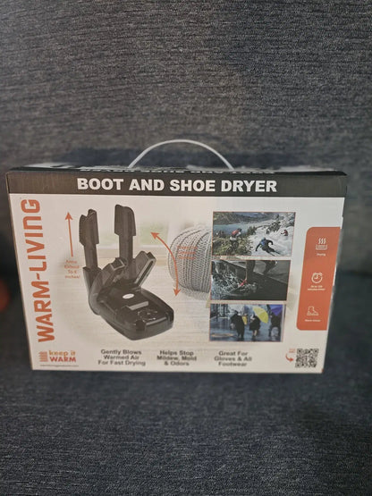 Boot and Shoe Dryer Compact, Timer, extendable blower arms