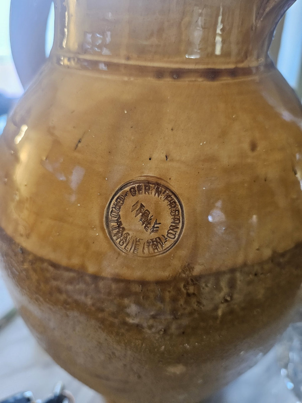 Italian Antique olive jar or an amphora ORGINAL CONDITION