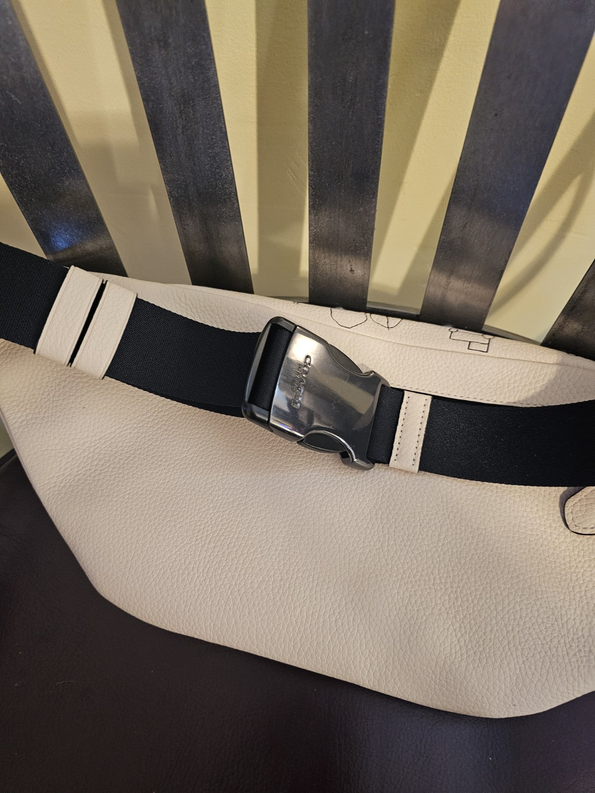 coach fanny pack women leather