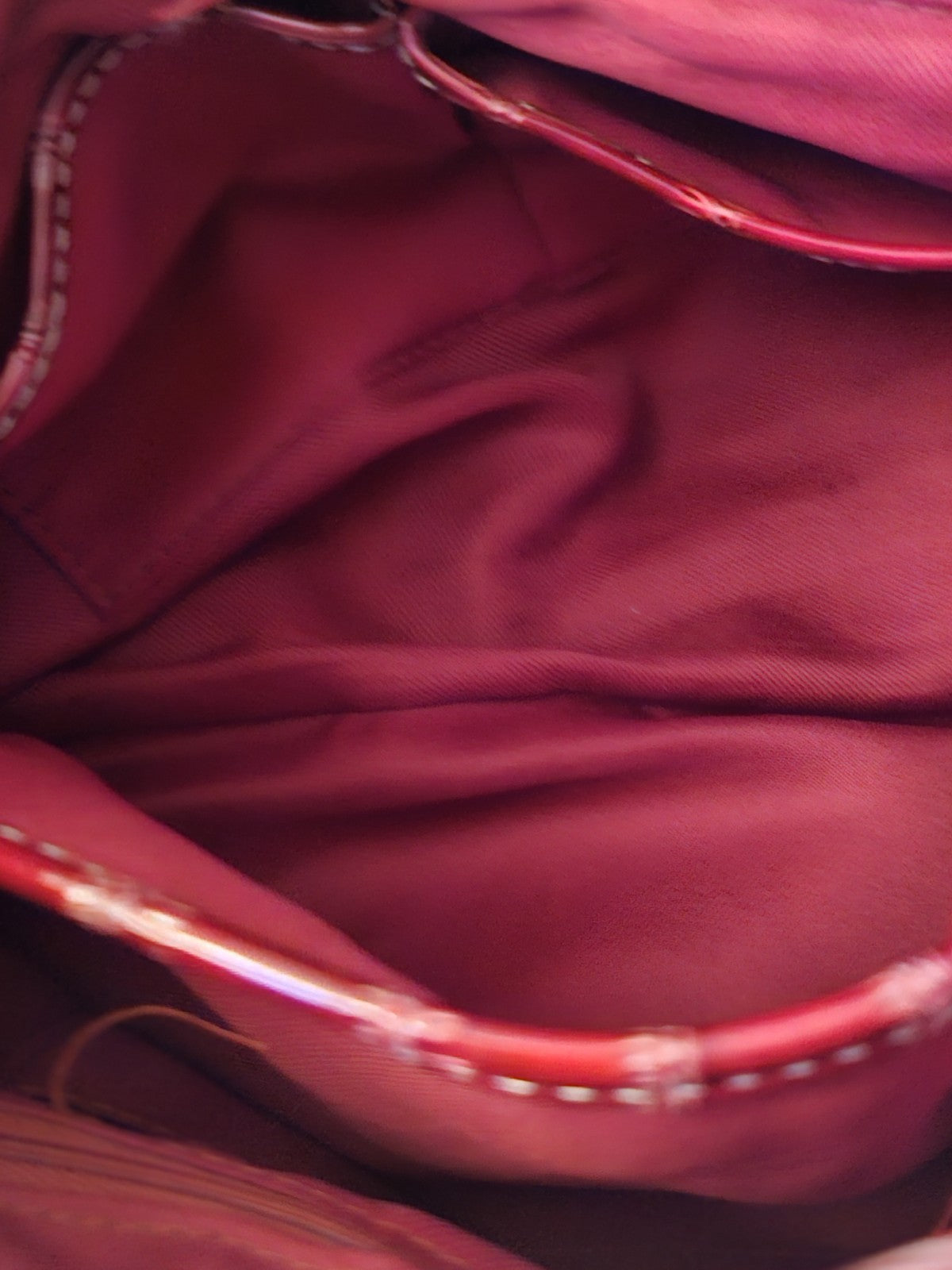 Purse Shimmering slick red handbag for the holiday beautiful purse