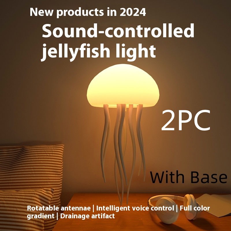Jellyfish Mood Lamp LED Jellyfish Night Light Portable Jellyfish Lamp Jellyfish 
