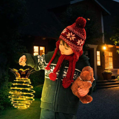 Outdoor Waterproof Garden Pineapple Solar Lights Path Lights Hanging Fairy Light