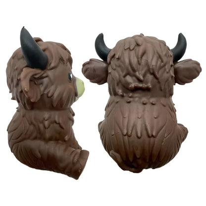 Scottish Highland Cow Squishy Slow Rebound Anxiety Relief Fidget Toy,Squishy Toys, Festival Toys,Juegos Para ,Cheese Squishy