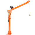 Electric Pickup Truck Crane, 1100 lbs, Folding Truck-Mounted Bed Crane with Electric Winch 3500 lbs, Steel Pickup Truck Jib Crane Hoist 360? Swivel for Lifting Goods in Construction, Factory