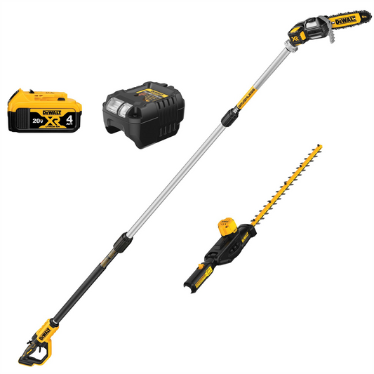 DEWALT 20V MAX* Cordless Pole Saw and Pole Hedge Trimmer Combo Kit