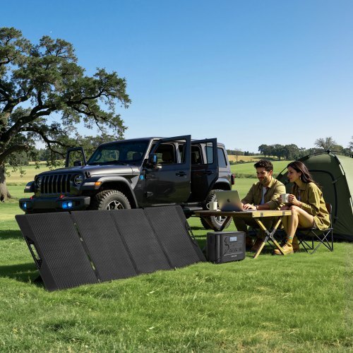 Portable Power Station with 200W Solar Panel, 1800W Solar Generator Power Station, 1008Wh LiFePO4 Battery Backup with 9 Output Ports for for Home Emergency, Outdoor Camping, RV Travel