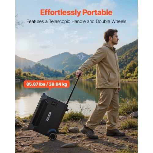 Portable Power Station, 3000W Solar Generator Power Station, 3072Wh LiFePO4 Battery Backup with 15 Output Ports for for Home Emergency, Outdoor Camping, RV Travel (Solar Panel NOT Included)