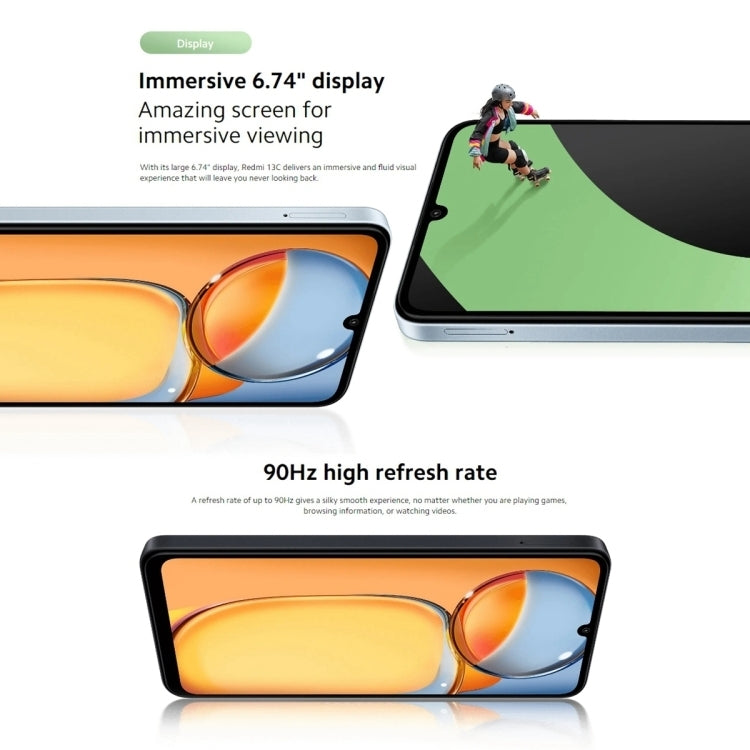 Xiaomi Redmi 13C 5G, 4GB+128GB,  6.74 inch MIUI 14 MediaTek Dimensity 6100+ Octa Core 2.2GHz, NFC, Network: 5G, Not Support Google Play(Starlight Black)