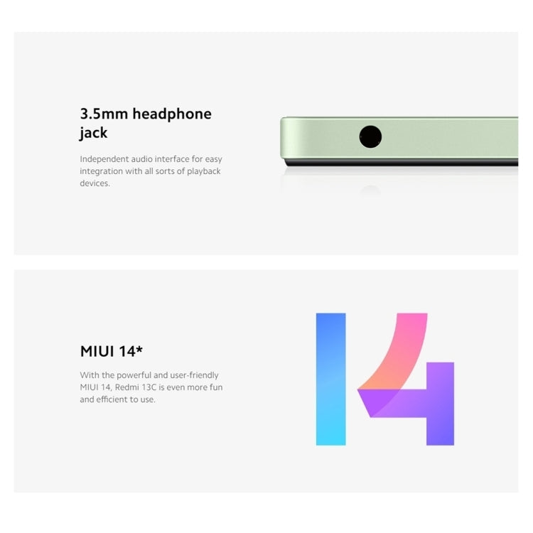 Xiaomi Redmi 13C 5G, 4GB+128GB,  6.74 inch MIUI 14 MediaTek Dimensity 6100+ Octa Core 2.2GHz, NFC, Network: 5G, Not Support Google Play(Starlight Black)