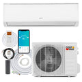 EcoGuard Series 9000 BTU 19 SEER2 115V Mini Split Air Conditioner and Heater - Color: White - Size: 9000 BTU