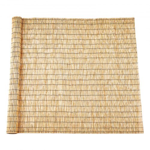 Natural Reed Fencing, 5.58 x 16.4 ft, Decorative Natural Reed Fencing Roll, Decorative Fence for Backyard Garden Divider, Privacy Screen Panel Curtain for Balcony Patio Garden Backyard Outdoor
