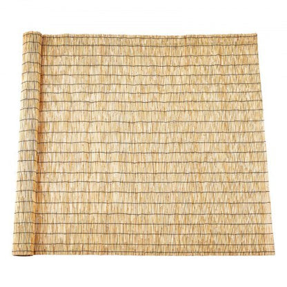 Natural Reed Fencing, 5.58 x 16.4 ft, Decorative Natural Reed Fencing Roll, Decorative Fence for Backyard Garden Divider, Privacy Screen Panel Curtain for Balcony Patio Garden Backyard Outdoor