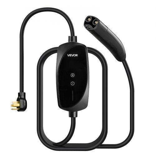 Level 2 Tesla Charger, 40 Amp Adjustable Current, 240V Portable Home Electric Car EV Charger with 25 ft Charging Cable, NEMA 14-50P Plug, LCD Display, NACS Connector, for Tesla Model Y/X/3/S