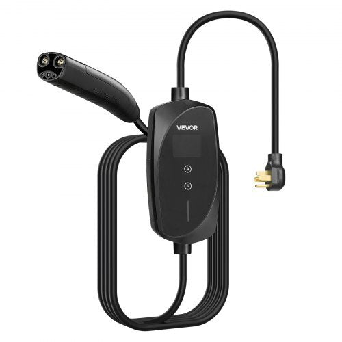 Level 2 Tesla Charger, 40 Amp Adjustable Current, 240V Portable Home Electric Car EV Charger with 25 ft Charging Cable, NEMA 14-50P Plug, LCD Display, NACS Connector, for Tesla Model Y/X/3/S