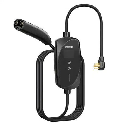 Level 2 Tesla Charger, 40 Amp Adjustable Current, 240V Portable Home Electric Car EV Charger with 25 ft Charging Cable, NEMA 14-50P Plug, LCD Display, NACS Connector, for Tesla Model Y/X/3/S