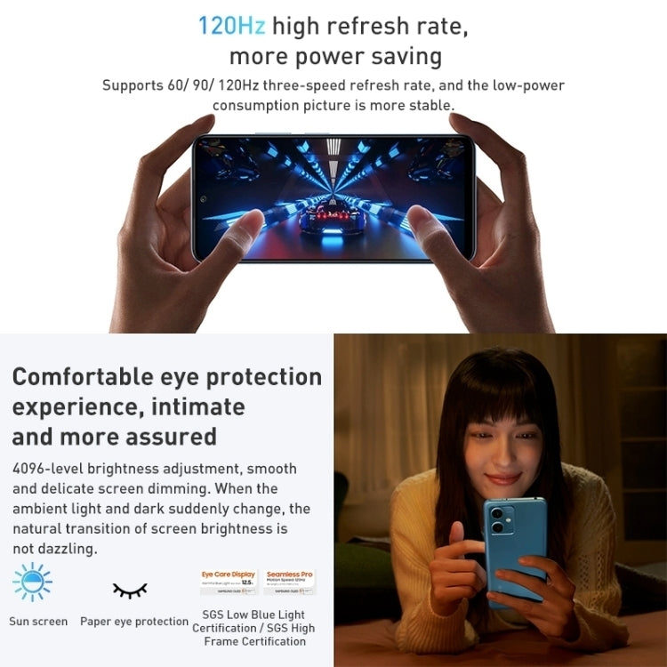 Xiaomi Redmi Note 12 5G, 48MP Camera, 8GB+256GB, Dual Back Cameras, 5000mAh Battery, Side Fingerprint Identification, 6.67 inch MIUI 13 Qualcomm Snapdragon 4 Gen1 Octa Core up to 2.0GHz, Network: 5G, Dual SIM, IR, Not Support Google Play(Blue)