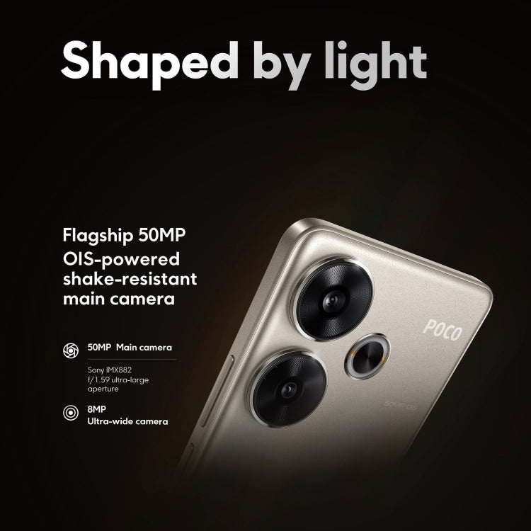 [HK Warehouse] Xiaomi POCO F6 Global, 12GB+512GB, In-screen Fingerprint, 6.67 inch Xiaomi HyperOS Snapdragon 8s Gen 3 Octa Core 3.0GHz, NFC, Network: 5G (Black)