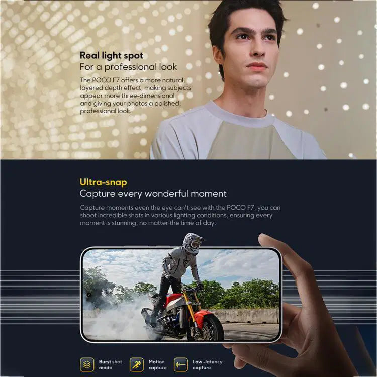 [HK Warehouse] Xiaomi POCO F7 Global, 12GB+256GB, In-screen Fingerprint, 6.83 inch Xiaomi HyperOS 2 Snapdragon 8s Gen 4 Octa Core, NFC, Network: 5G (Black)