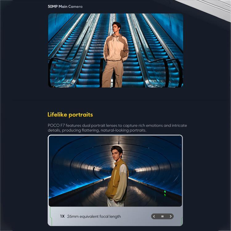[HK Warehouse] Xiaomi POCO F7 Global, 12GB+512GB, In-screen Fingerprint, 6.83 inch Xiaomi HyperOS 2 Snapdragon 8s Gen 4 Octa Core, NFC, Network: 5G (Black)