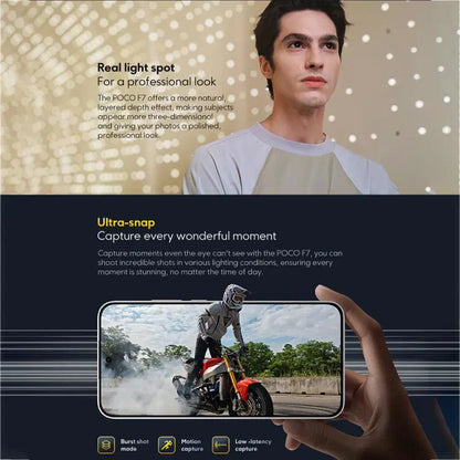 [HK Warehouse] Xiaomi POCO F7 Global, 12GB+512GB, In-screen Fingerprint, 6.83 inch Xiaomi HyperOS 2 Snapdragon 8s Gen 4 Octa Core, NFC, Network: 5G (Black)