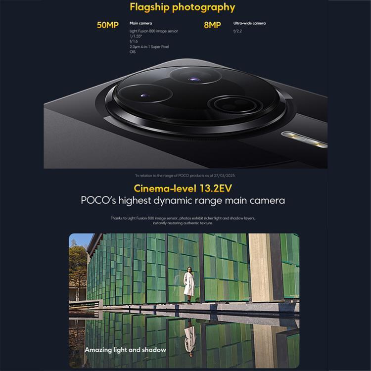 [HK Warehouse] Xiaomi POCO F7 Pro Global, 12GB+512GB, In-screen Fingerprint, 6.67 inch Xiaomi HyperOS 2 Snapdragon 8 Gen 3 Octa Core, NFC, Network: 5G (Blue)