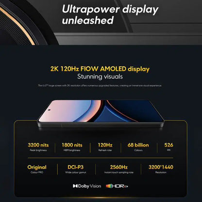 [HK Warehouse] Xiaomi POCO F7 Ultra Global, 16GB+512GB, In-screen Fingerprint, 6.67 inch Xiaomi HyperOS 2 Snapdragon 8 Elite Octa Core, NFC, Network: 5G (Black)