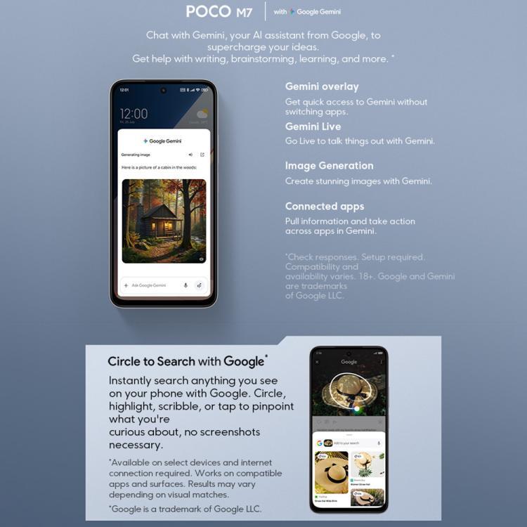 [HK Warehouse] Xiaomi POCO M7 Global, 6GB+128GB, Side Fingerprint, 6.9 inch Xiaomi HyperOS 2 Snapdragon 685 4G Octa Core, NFC, Network: 4G (Black)