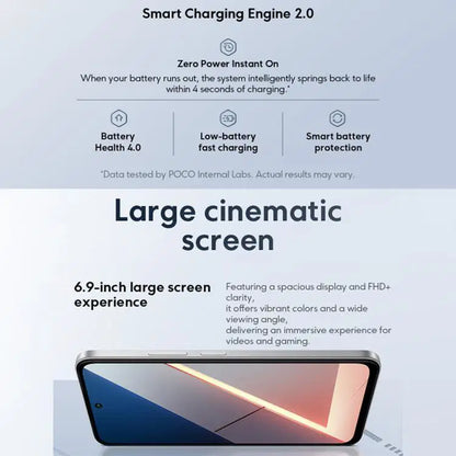 [HK Warehouse] Xiaomi POCO M7 Global, 8GB+256GB, Side Fingerprint, 6.9 inch Xiaomi HyperOS 2 Snapdragon 685 4G Octa Core, NFC, Network: 4G (Black)