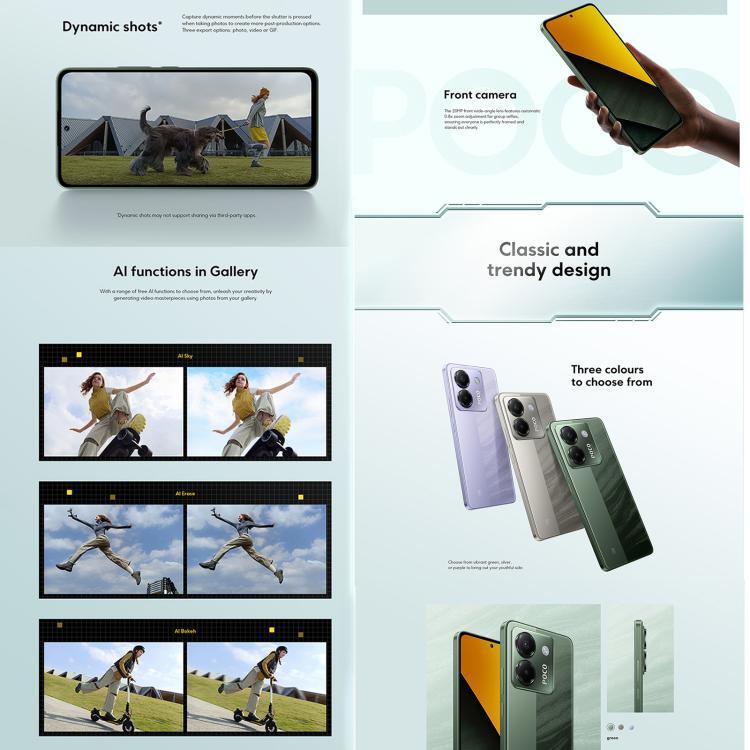 [HK Warehouse] Xiaomi POCO M7 Pro 5G Global, 12GB+512GB, In-screen Fingerprint, 6.67 inch Xiaomi HyperOS 2 MediaTek Dimensity 7025-Ultra Octa Core, NFC, Network: 5G (Black)