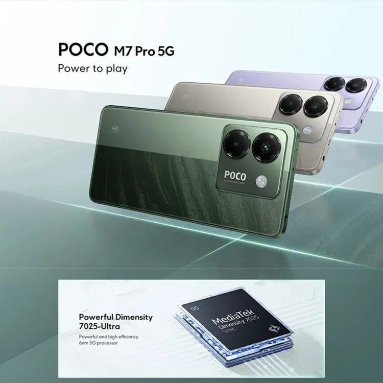 [HK Warehouse] Xiaomi POCO M7 Pro 5G Global, 12GB+512GB, In-screen Fingerprint, 6.67 inch Xiaomi HyperOS 2 MediaTek Dimensity 7025-Ultra Octa Core, NFC, Network: 5G (Black)